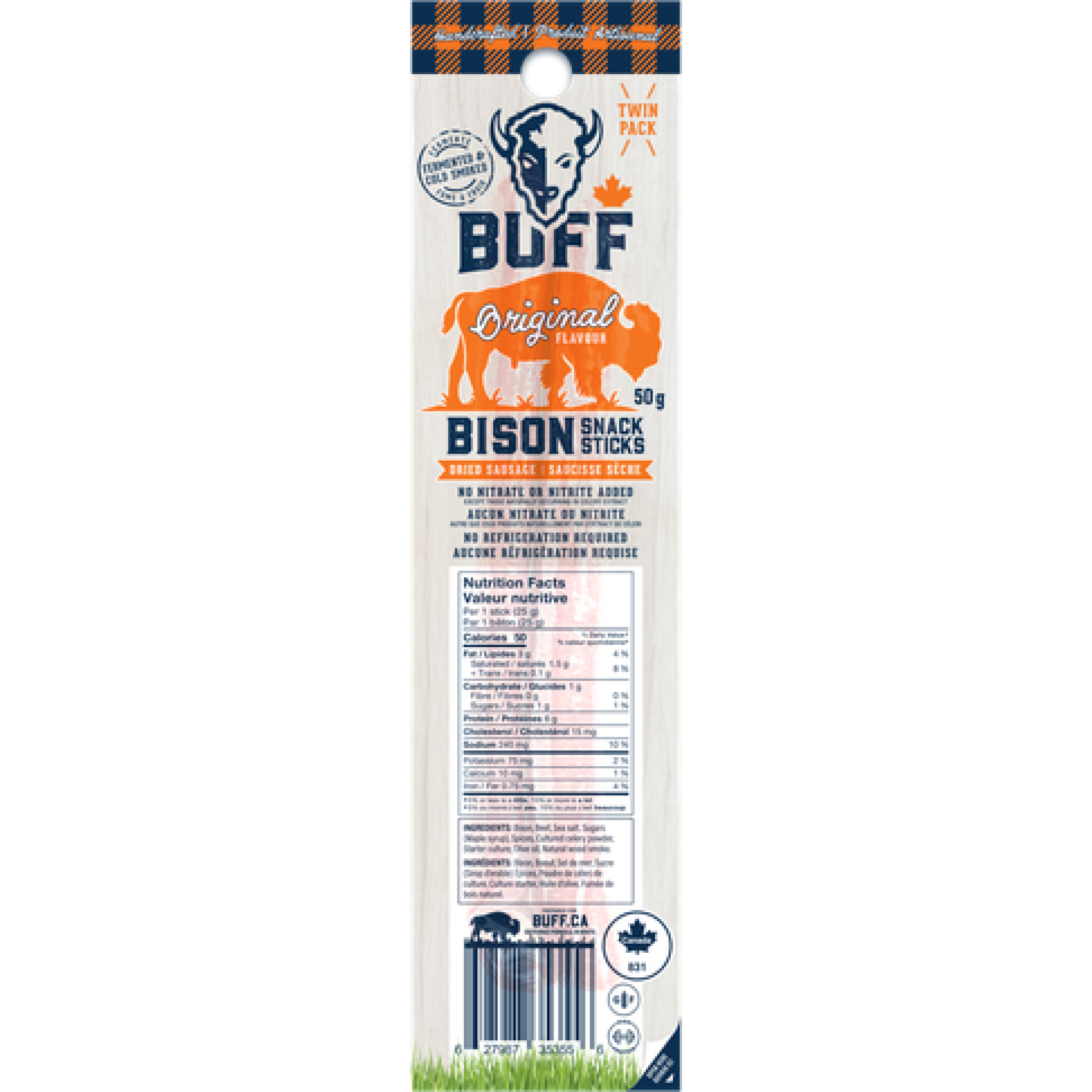 BUFF Bison Sticks Original Flavour at Goods in Kelowna | Goods Health ...